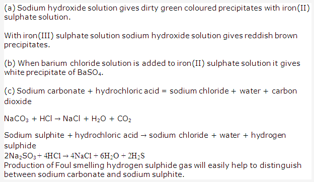 Frank ICSE Solutions for Class 10 Chemistry - Analytical Chemistry 15