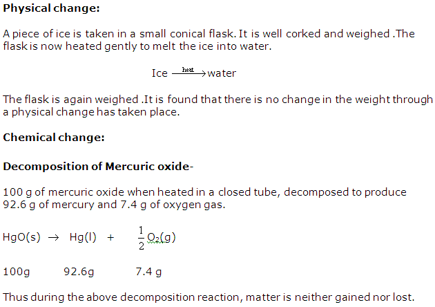 Frank ICSE Solutions for Class 9 Chemistry - Matter and its Composition Law of Conservation of Mass 2