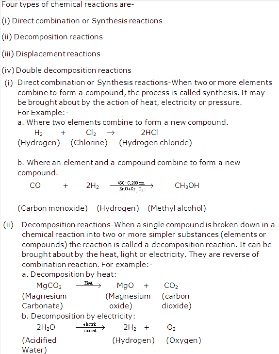Frank ICSE Solutions for Class 9 Chemistry - Physical and chemical changes 11