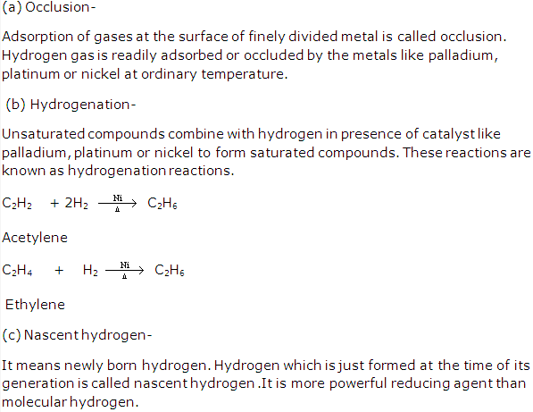 Frank ICSE Solutions for Class 9 Chemistry - Study of the First Element - Hydrogen 14