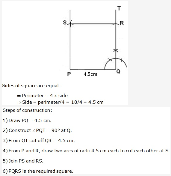 Frank ICSE Solutions for Class 9 Maths - Constructions of Quadrilaterals 17
