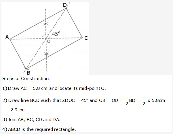 Frank ICSE Solutions for Class 9 Maths - Constructions of Quadrilaterals 21