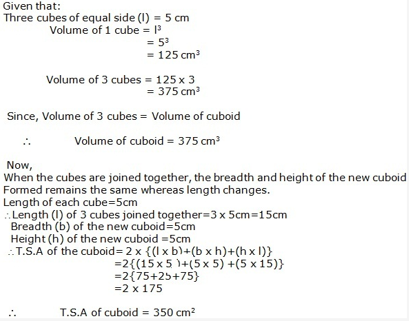 Frank ICSE Solutions for Class 9 Maths - Surface Areas and Volume of Solids 16