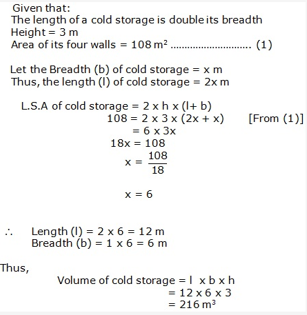 Frank ICSE Solutions for Class 9 Maths - Surface Areas and Volume of Solids 27