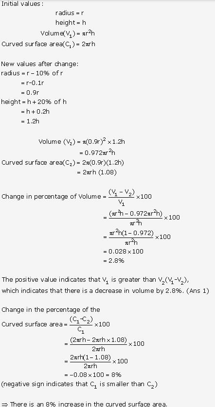 Frank ICSE Solutions for Class 9 Maths - Surface Areas and Volume of Solids 56