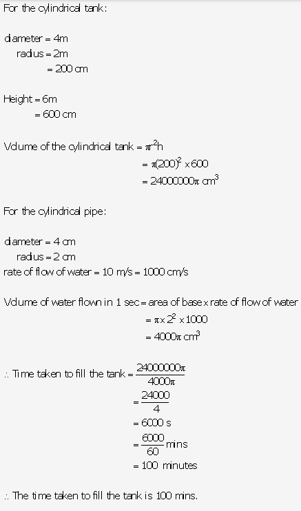 Frank ICSE Solutions for Class 9 Maths - Surface Areas and Volume of Solids 58