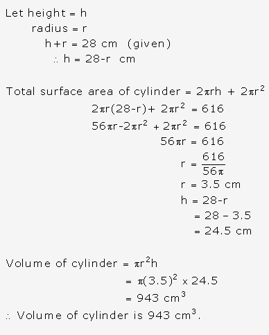 Frank ICSE Solutions for Class 9 Maths - Surface Areas and Volume of Solids 60
