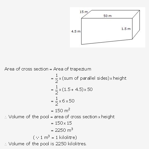 Frank ICSE Solutions for Class 9 Maths - Surface Areas and Volume of Solids 70