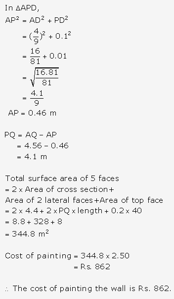 Frank ICSE Solutions for Class 9 Maths - Surface Areas and Volume of Solids 76