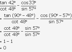 Frank ICSE Solutions for Class 9 Maths - Trigonometrical Ratios of Standard Angles 102