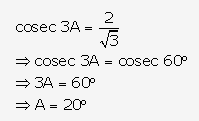 Frank ICSE Solutions for Class 9 Maths - Trigonometrical Ratios of Standard Angles 12