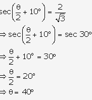 Frank ICSE Solutions for Class 9 Maths - Trigonometrical Ratios of Standard Angles 21