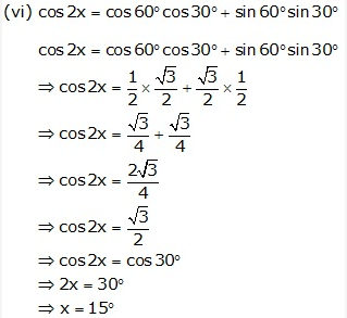 Frank ICSE Solutions for Class 9 Maths - Trigonometrical Ratios of Standard Angles 23