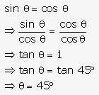Frank ICSE Solutions for Class 9 Maths - Trigonometrical Ratios of Standard Angles 24