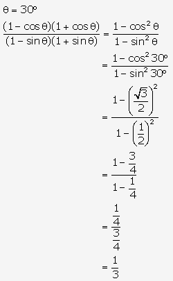 Frank ICSE Solutions for Class 9 Maths - Trigonometrical Ratios of Standard Angles 33