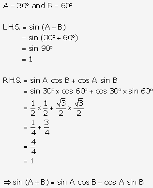 Frank ICSE Solutions for Class 9 Maths - Trigonometrical Ratios of Standard Angles 36