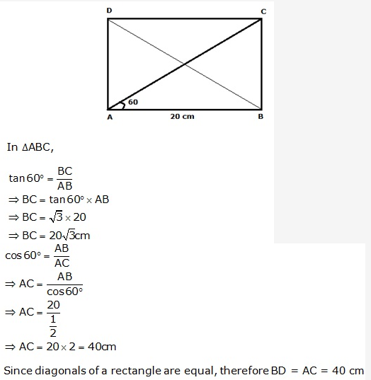 Frank ICSE Solutions for Class 9 Maths - Trigonometrical Ratios of Standard Angles 39