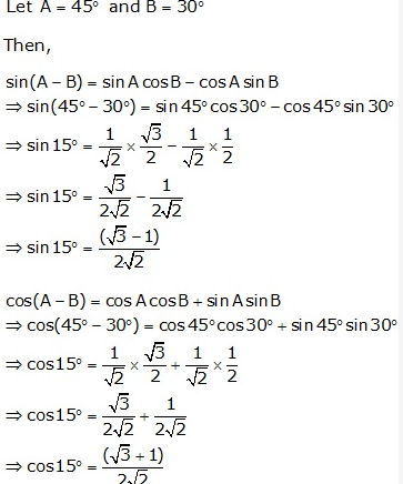 Frank ICSE Solutions for Class 9 Maths - Trigonometrical Ratios of Standard Angles 46