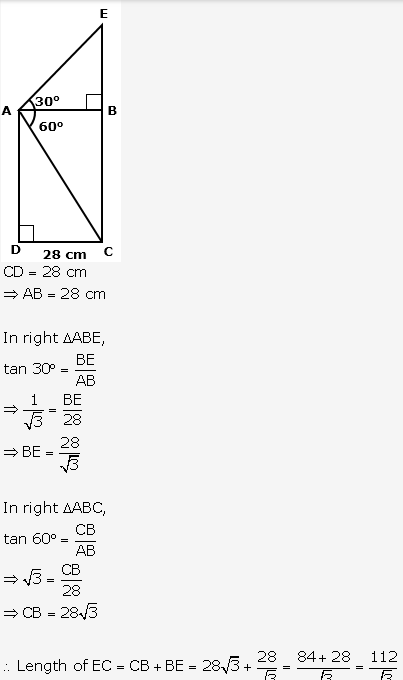 Frank ICSE Solutions for Class 9 Maths - Trigonometrical Ratios of Standard Angles 67