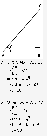 Frank ICSE Solutions for Class 9 Maths - Trigonometrical Ratios of Standard Angles 83
