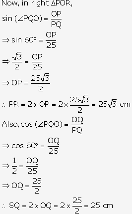Frank ICSE Solutions for Class 9 Maths - Trigonometrical Ratios of Standard Angles 86