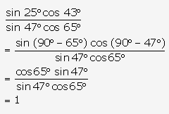 Frank ICSE Solutions for Class 9 Maths - Trigonometrical Ratios of Standard Angles 92
