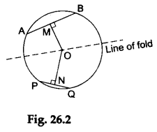 Math Labs with Activity - Out of Two Chords, Larger is Nearer to the Centre of Circle 2