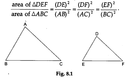 Math Labs with Activity - Ratio of the Areas of two Similar Triangle 1