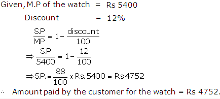 Frank ICSE Solutions for Class 9 Maths Profit, Loss and Discount Ex 2.4 4