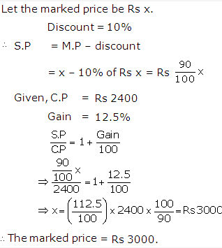 Frank ICSE Solutions for Class 9 Maths Profit, Loss and Discount Ex 2.4 9