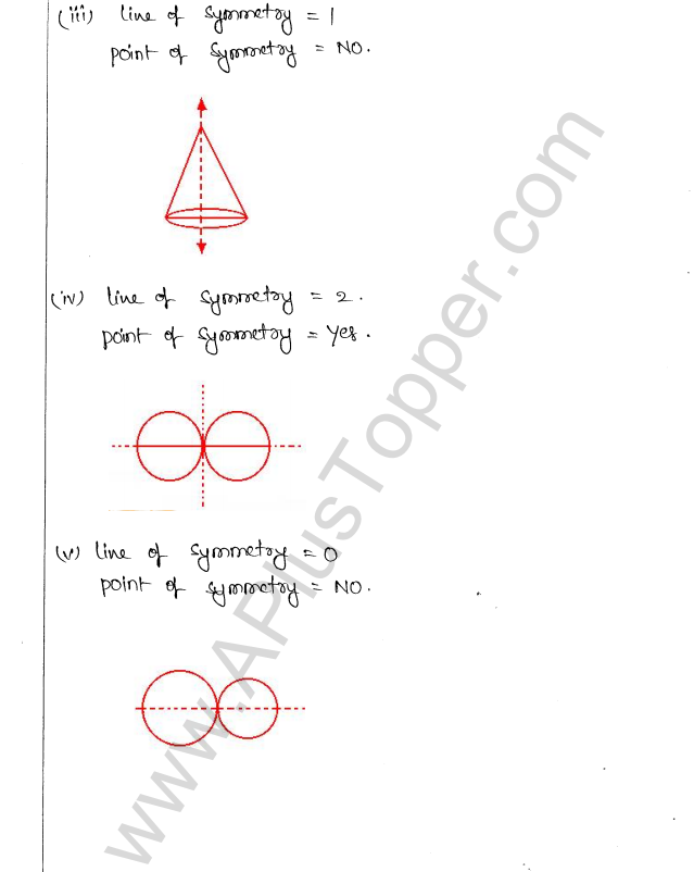ML Aggarwal ICSE Solutions for Class 10 Maths Chapter 13 Symmetry Q1.10