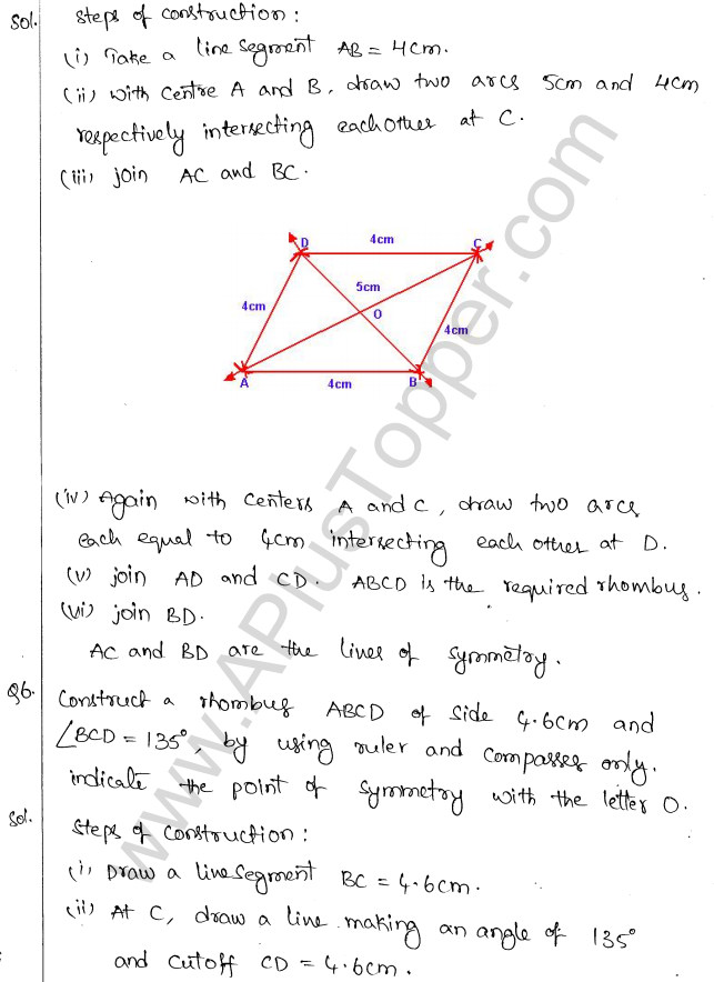 ML Aggarwal ICSE Solutions for Class 10 Maths Chapter 13 Symmetry Q1.4