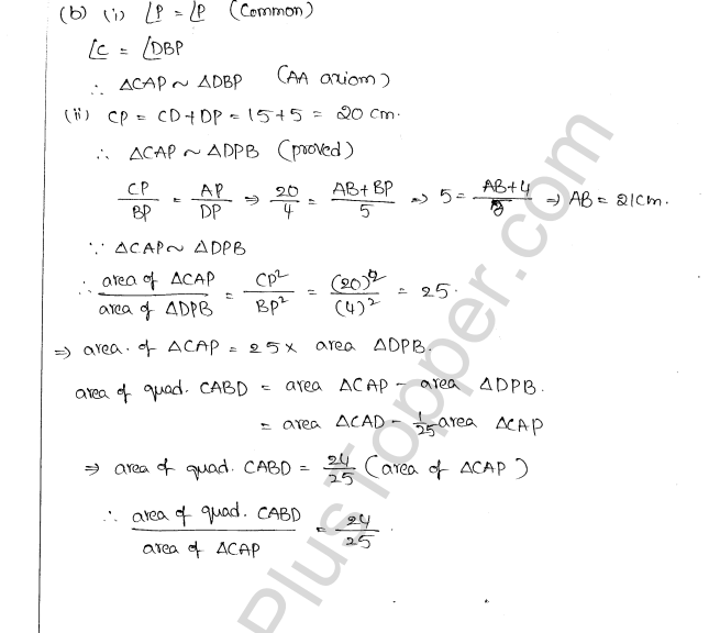 ML Aggarwal ICSE Solutions for Class 10 Maths Chapter 16 Circles Q1.65