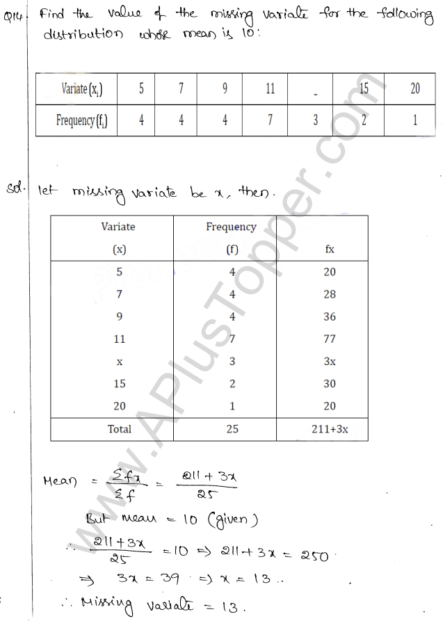 ML Aggarwal ICSE Solutions for Class 10 Maths Chapter 23 Measures of Central Tendency Q1.12