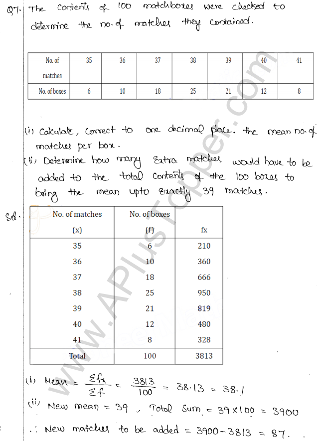 ML Aggarwal ICSE Solutions for Class 10 Maths Chapter 23 Measures of Central Tendency Q1.5