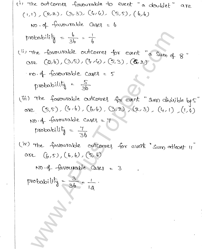 ML Aggarwal ICSE Solutions for Class 10 Maths Chapter 24 Probability Q1.23