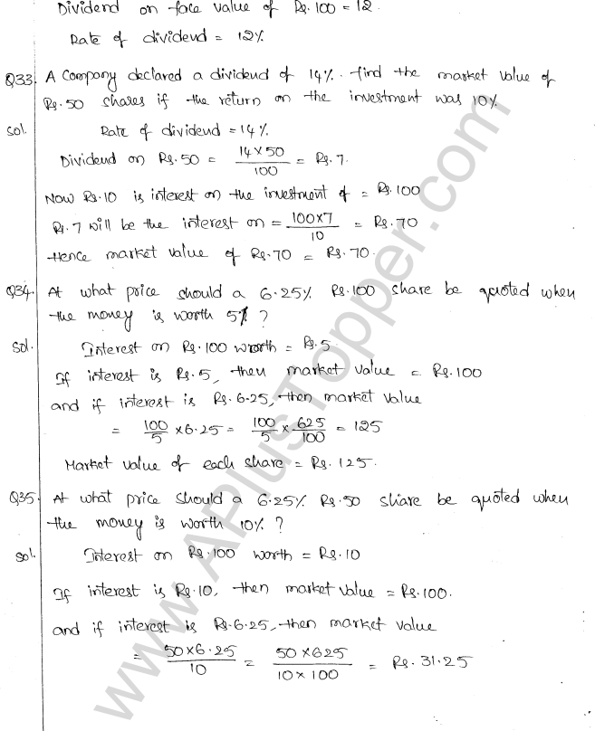 ML Aggarwal ICSE Solutions for Class 10 Maths Chapter 4 Shares and Dividends Q1.17