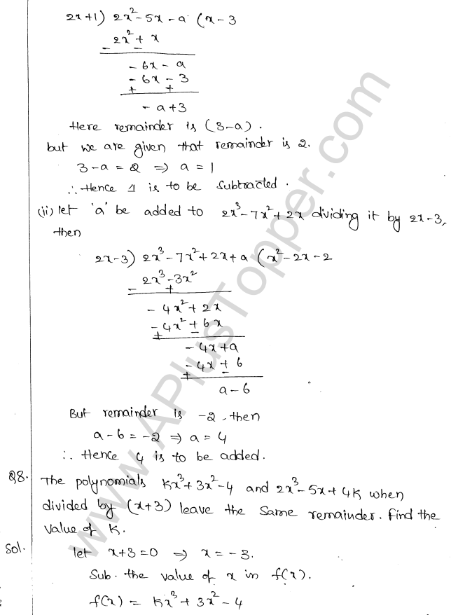 ML Aggarwal ICSE Solutions for Class 10 Maths Chapter 7 Factor Theorem Q1.4