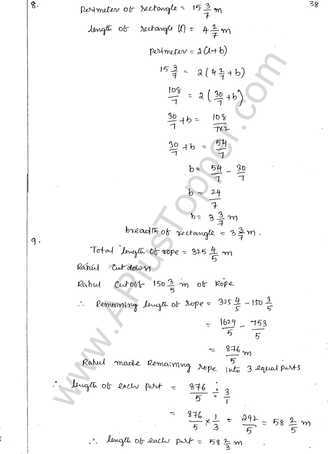 ML Aggarwal ICSE Solutions for Class 8 Maths Chapter 1 Rational Numbers 38