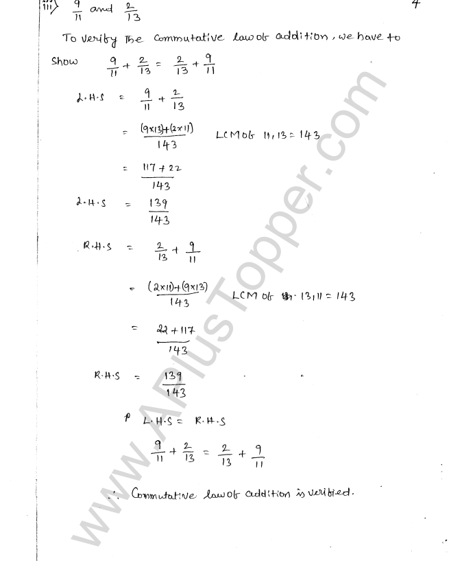 ML Aggarwal ICSE Solutions for Class 8 Maths Chapter 1 Rational Numbers 4
