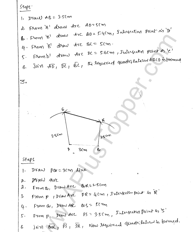 ML Aggarwal ICSE Solutions for Class 8 Maths Chapter 14 Constructions of Quadrilaterals 2
