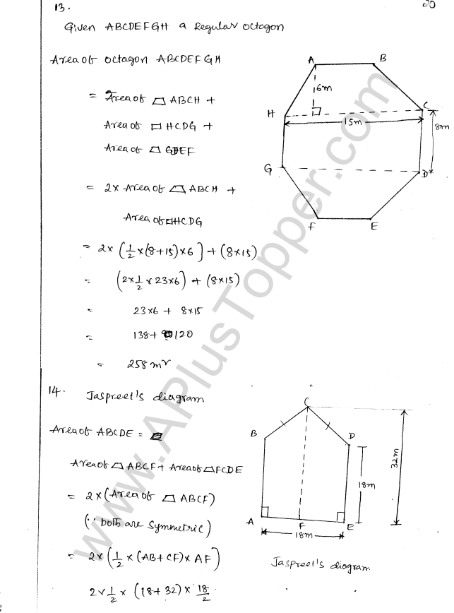 ML Aggarwal ICSE Solutions for Class 8 Maths Chapter 18 Mensuration 20