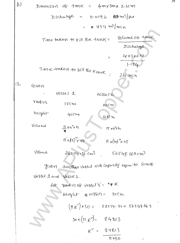 ML Aggarwal ICSE Solutions for Class 8 Maths Chapter 18 Mensuration 31