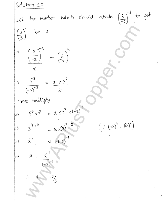 ML Aggarwal ICSE Solutions for Class 8 Maths Chapter 2 Exponents and Powers 13