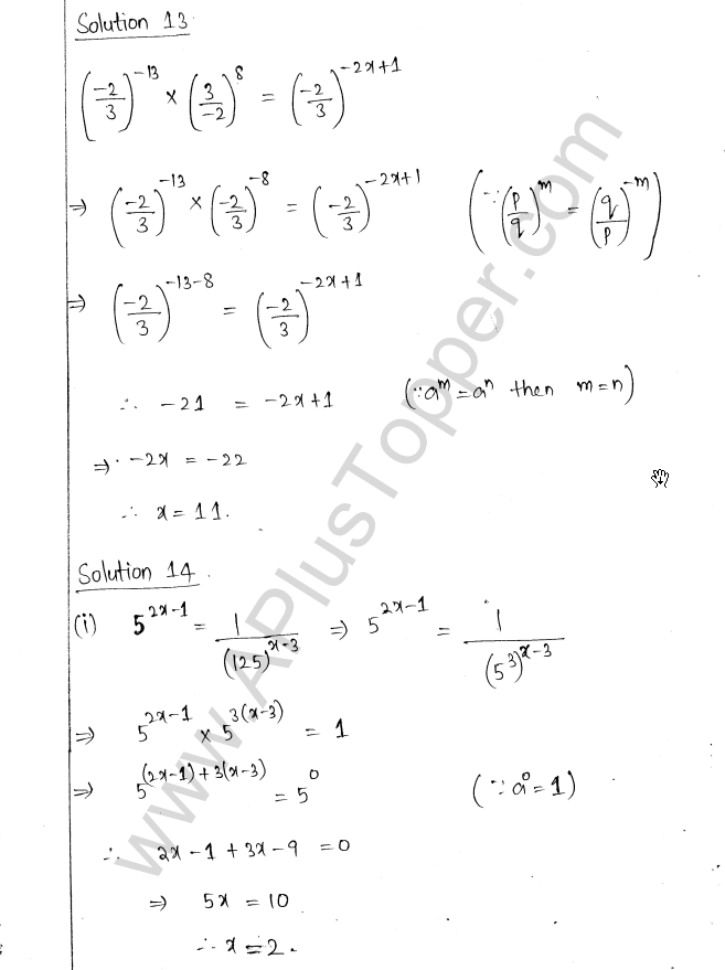 ML Aggarwal ICSE Solutions for Class 8 Maths Chapter 2 Exponents and Powers 15