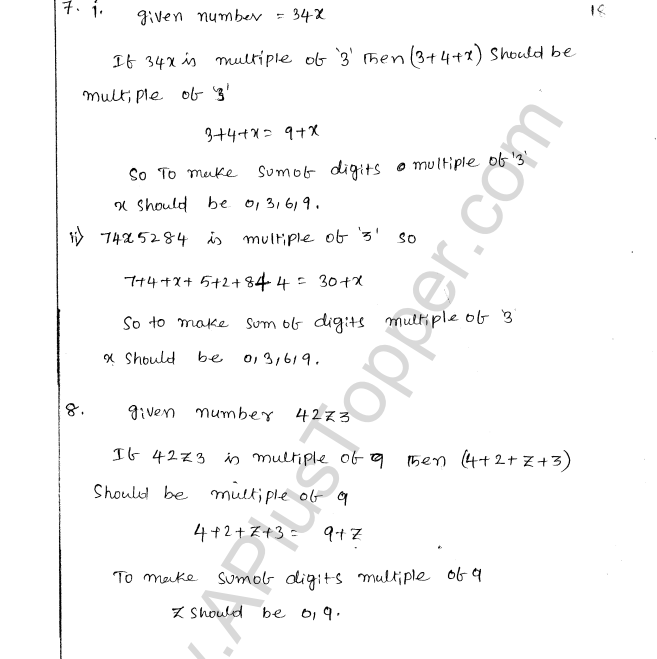ML Aggarwal ICSE Solutions for Class 8 Maths Chapter 5 Playing with Numbers 21