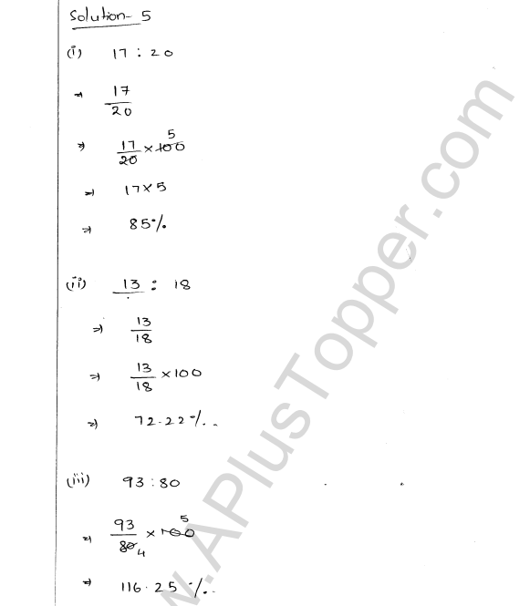 ML Aggarwal ICSE Solutions for Class 8 Maths Chapter 7 Percentage 4