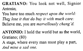 Merchant of Venice Act 1, Scene 1 Translation Meaning Annotations 6