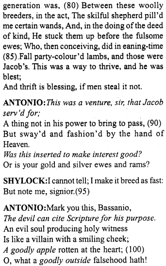 Merchant of Venice Act 1, Scene 3 Translation Meaning Annotations 7