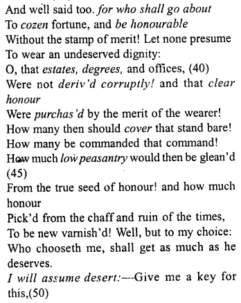 Merchant of Venice Act 2, Scene 9 Translation Meaning Annotations 3